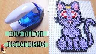 How to Iron Perler Beads Perfectly Tutorial [upl. by Yddub597]