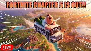 NEW FORTNITE CHAPTER 5 IS FINALLY OUT LIVE REACTIONS FORTNITE CHAPTER 5 [upl. by Wales]