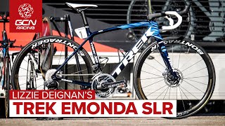 Lizzie Deignans Trek Emonda SLR  The Queen Of ParisRoubaixs Pro Bike [upl. by Annairol]