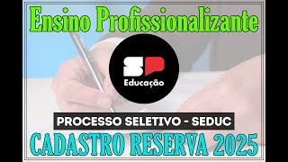 PROCESSO SELETIVO SIMPLIFICADO PARA O ENSINO PROFISSIONAL [upl. by Casper]