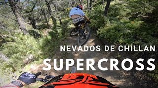 Riding Supercross behind Oscar Harnstrom  Nevados de Chillan [upl. by Ancilin]