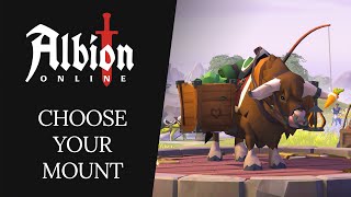 Albion Online  Choose Your Mount [upl. by Nitsyrc]