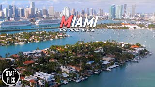 Miami from Above A Drone Tour Relaxing Music  4K Drone Footage [upl. by Aniad]