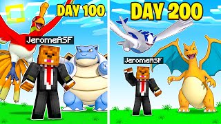 I Survived 200 Days In Minecraft Pixelmon Heres What Happened [upl. by Marras]