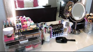 EASY DIY LED LIGHT UP VANITY MIRROR WITH REMOTE  TUTORIAL BY YANAGLO [upl. by Xirtaeb516]