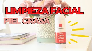 Gel de limpieza facial Lidherma para piel grasa y mixta  Reseña  Limpieza facial [upl. by Erie851]