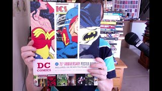 DC 75th Anniversary Poster Book DC Comics Book Review  Overview [upl. by Lhamaj]