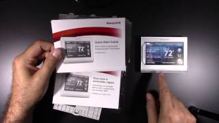 Unboxing Honeywell Smart Thermostat Model  RTH9580WF [upl. by Aiuoqes]