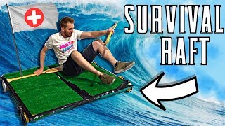 We Built A Survival Raft Will It SINK [upl. by Lucius]