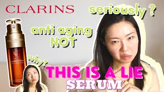 Double Serum Honest Review  Yay or Nah  Clarins BEST Serum [upl. by Humbert]