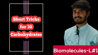 Biomolecules  Crabohydrate  Monosaccharides  Oligosaccharides  Polysaccharides  Short Tricks [upl. by Siger972]