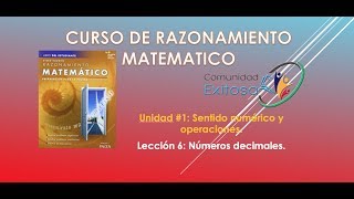 6 Matemáticas GED en Español👍🤓😋Números Decimales [upl. by Yrian]