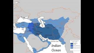 Sassanian Empire the Great Persian Empire Caspian Sea to Persian Sea amp North Africa [upl. by Oniotna]