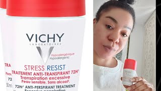 VICHY ANTITRANSPIRANT for sweaty armpitodour [upl. by Ahsikin501]