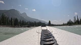 Pack raft and SUP on the Blaeberry River Golden BC [upl. by Lynnworth]