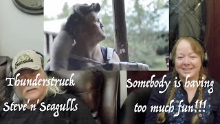 Thunderstruck  StevenSeagulls  SO MUCH FUN Grandparents from Tennessee USA react [upl. by Lehcear]