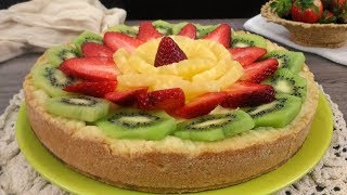 Crostata con ricotta e frutta [upl. by Cedar]