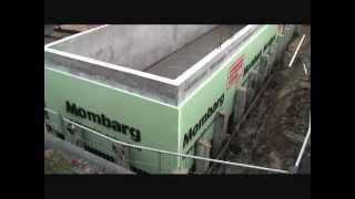 Mombarg Beton  Plaatsen prefab beton kelder 82 ton wwwprefabkeldersnl [upl. by Nanaj545]