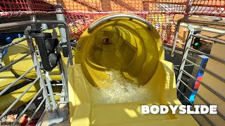 BODYSLIDE Water Slide in Water Park Aquapalace Praha Czech Republic Crazy Aquapark videos [upl. by Helgeson]