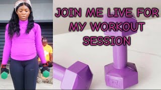 Join me in my workout session please subscribe so you dont miss out on my next session [upl. by Horlacher]