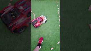 Another vid of my Rc FTX ZORRO brushless going around track I built 😎🛻 [upl. by Aikkin]