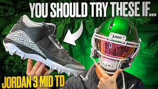 My Favorite Cleats this Year Jordan 3 Football Cleats [upl. by Woodley]