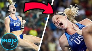 Top 10 Times Olympians Celebrated Too Early [upl. by Ahgiela184]