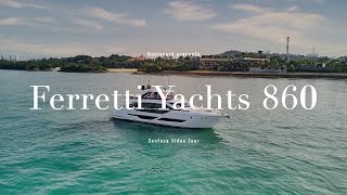 Ferretti Yachts 860  Boulevard Luxury [upl. by Sumer42]