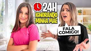 24 HORAS IGNORANDO MINHA MÃE deu ruim [upl. by Aneeras]