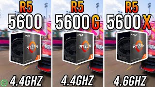 Ryzen 5 5600 vs Ryzen 5 5600G vs Ryzen 5 5600X [upl. by Mccahill]