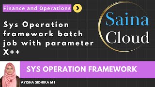 Sys Operation Framework [upl. by Lordan]