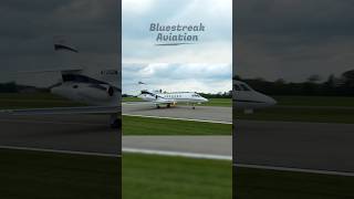 Dassault Falcon 50 N725DM Close Up Takeoff from Warren County Airport i68  8824 aviation [upl. by Spohr]