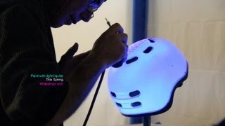 Peinture Electroluminescente [upl. by Ahsinoj]