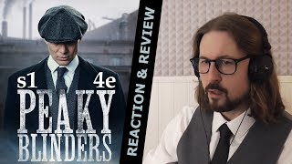 Peaky Blinders S1E4  Reaction amp Review First time watching [upl. by Sirdna759]