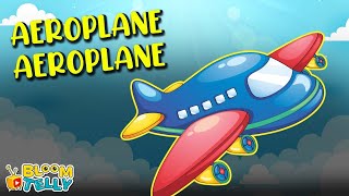 Aeroplane Aeroplane Up in the Sky Nursery Rhyme  Super Simple Songs Bloom Telly Nursery Rhyems [upl. by Coben434]