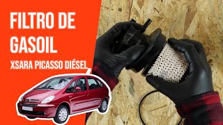 Cómo cambiar el filtro de gasoil XSARA PICASSO 20 HDI ⛽ [upl. by Uriel]