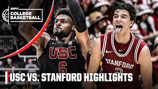 USC Trojans vs Stanford Cardinal  Full Game Highlights  ESPN College Basketball [upl. by Aiken]