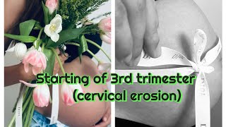 3rdtrimester pregnancyjourney symtoms cervicalerosion vaginaldischarge browndischarge [upl. by Suter]