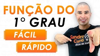 Rápido e Fácil  Função do 1º grau  Função afim [upl. by Dranyar]