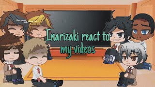 Inarizaki react to my videos  meme  haikyuu 🧡 Miya twins 💙ft future AU 4k special 😩🤍 [upl. by Idram]