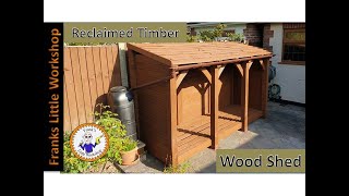 How to make a Reclaimed Timber Wood Shed [upl. by Rori]