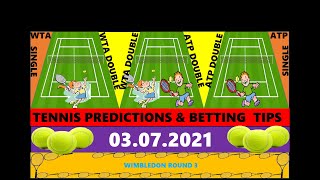 Tennis Predictions Today03072021Wimbledon 2021WTA 2021Tennis Betting [upl. by Hassadah]