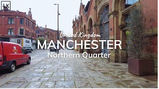 Manchester Walking Tour 4K  Northern Quarter  Manchester City Centre 60fps [upl. by Kenti268]