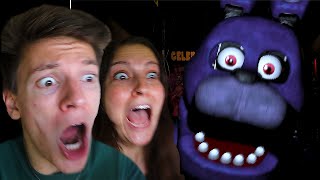 We Finally BEAT Five Nights at Freddys FULL GAME [upl. by Ednarb475]