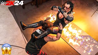 Braun Strowman vs Undertaker  WWE 2K24  Gameplay  XBOX Series S  Backstage Brawl [upl. by Stark]