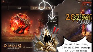 ROILING CONSEQUENCE Casual Damage Test Before amp After — 1 million DPS Difference  Diablo Immortal [upl. by Routh727]