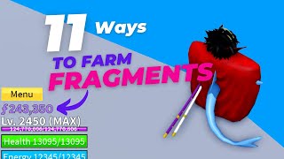 Fastest Ways To Get Fragments In Blox Fruits  Update 173 [upl. by Ellwood53]