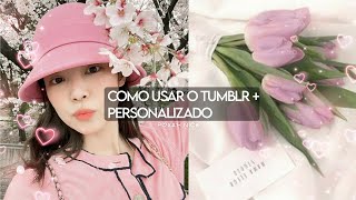 🎀 COMO USAR O TUMBLR  PERSONALIZADO [upl. by Hakeber]