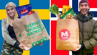 Vad kostar samma matkasse i Sverige VS Norge [upl. by Bellamy]