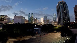 TIMELAPSE Total solar eclipse comes through Texas [upl. by Happ]